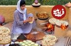 ببینید؛ غذای روستایی در هند؛ پخت خوراک مرغ کاری و نان تازه توسط بانوی روستایی