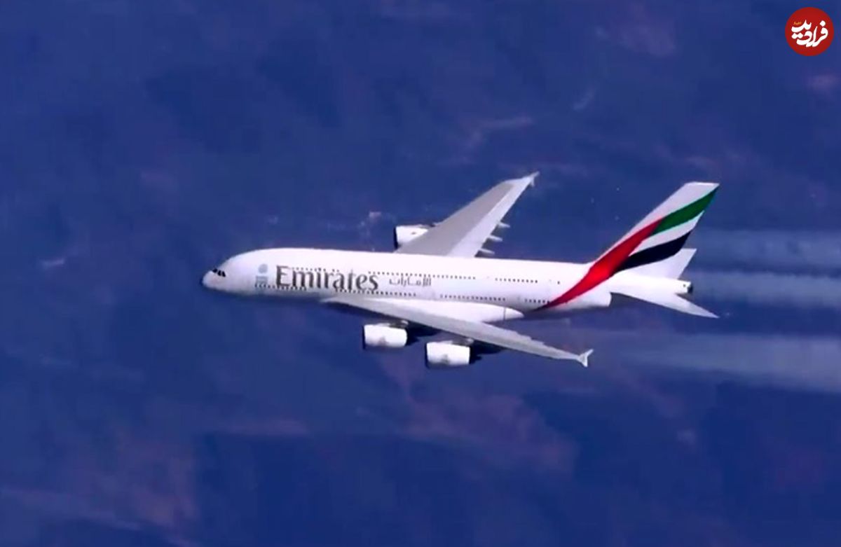 (ویدئو) مسابقه حیرت انگیز و تماشایی دو هواپیمای ایرباس A380 در ارتفاع 40000 پایی آسمان