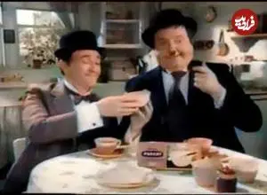 ببینید| تبلیغ کره مارگارین با حضور لورل و هاردی؛ سال 1970