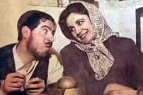 عکس| سفر به گذشته؛ «ایرج قادری و همسرش تهمینه» در پشت صحنه فیلم شهرت؛ سال 78