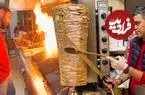ببینید| غذای خیابانی در آذربایجان؛ پخت دونر کباب و شاورمای مرغ در باکو