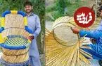 ببینید| روند ساخت یک صندلی زیبا و مقاوم با چوب بامبو به روش جوان پاکستانی