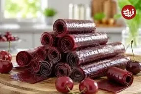 طرز تهیه لواشک گیلاس خانگی