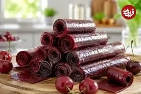 طرز تهیه لواشک گیلاس خانگی