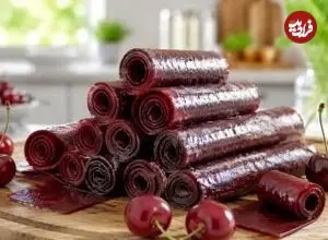 طرز تهیه لواشک گیلاس خانگی