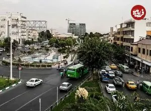 عکس| سفر زمان؛ منظرۀ میدان بهارستان در یک قرن قبل