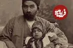 عکس| سفر زمان؛ عکس یادگاری یک خانواده ایرانی در دوران قاجار