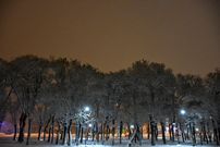 عکس؛ در این گرمای هوا در همدان برف بارید