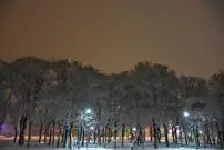 عکس؛ در این گرمای هوا در همدان برف بارید