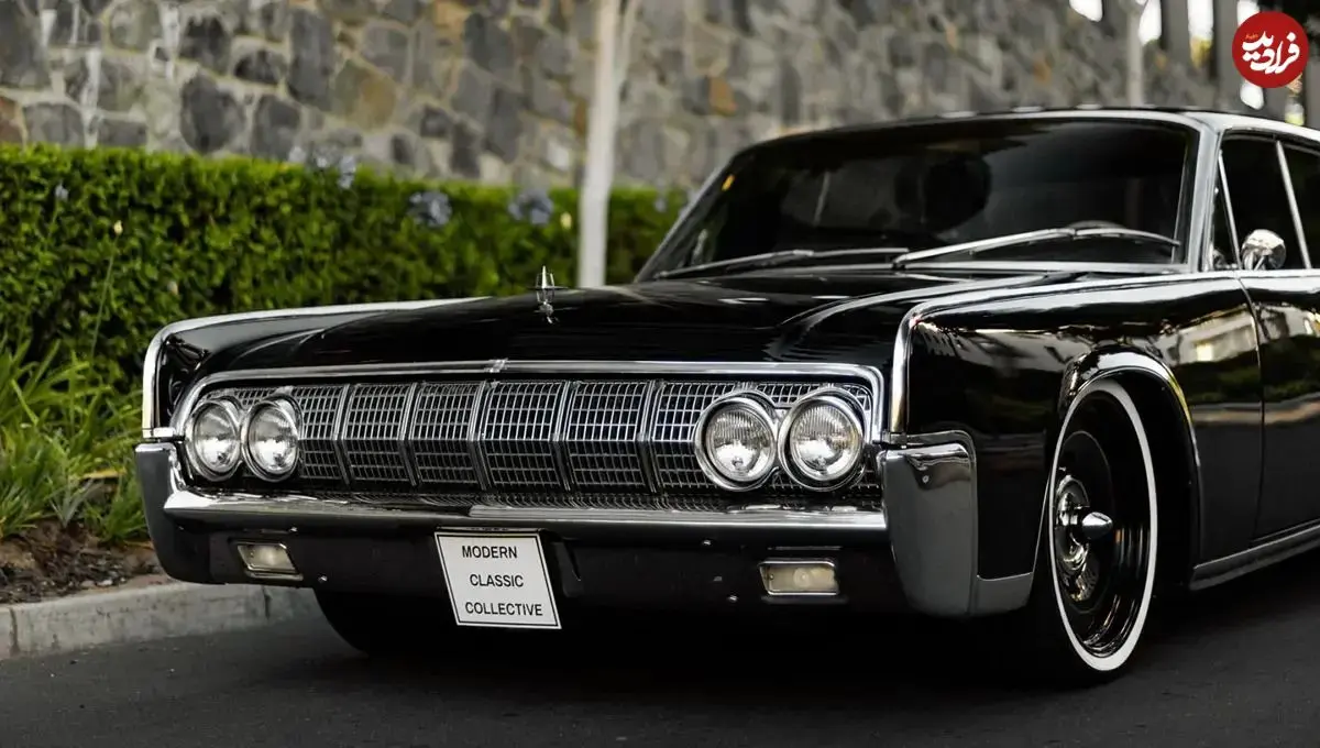 تصاویر| یک نمونه خاص از لینکلن کانتیننتال ۱۹۶۴؛ خودروی کلاسیک مافیایی با استایل دهه ۶۰ میلادی 