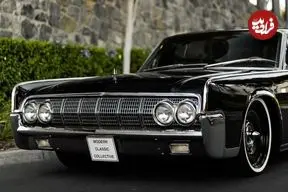 تصاویر| یک نمونه خاص از لینکلن کانتیننتال ۱۹۶۴؛ خودروی کلاسیک مافیایی با استایل دهه ۶۰ میلادی 