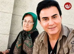 ببینید| تصاویر مراسم تشییع مادر داریوش فرضیایی؛ گریه‌های عمو پورنگ کنار تابوت