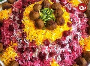 روش تهیه آلبالوپلو با گوشت قلقلی برای سحری