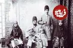 عکس| سفر در زمان؛ تصویری رنگی‌شده از یک خانواده در اواخر دوره قاجار