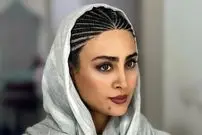 عکس| سفر زمان؛ «حدیث تهرانی» با لباس عروس در پشت‌صحنه یک سریال؛ سال 98