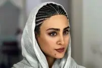 عکس| سفر زمان؛ «حدیث تهرانی» با لباس عروس در پشت‌صحنه یک سریال؛ سال 98