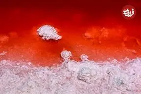 ببینید| این دریاچه را با خون پر کرده‌اند!