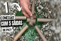 (ویدئو) یک روش هوشمندانه برای اتصال 5 لوله پی وی سی آب به یکدیگر