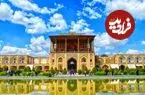 عکس| سفر در زمان؛ «عمارت عالی ‌قاپو» و «میدان نقش جهان اصفهان» در دوران قاجار