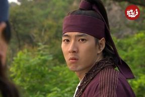 عکس| سفر در زمان؛ «جومونگ» در حال گفتگو با تلویزیون کره جنوبی؛ سال 1385