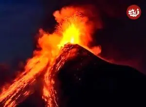 تصاویر| ۵ کشور دارای بیشترین تعداد آتش فشان