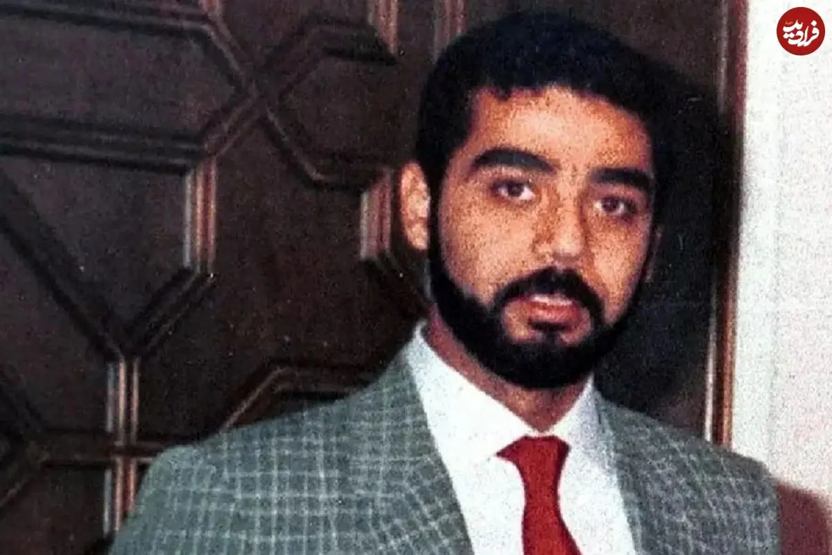 عکس| سفر در زمان؛ «عدی پسر مستبد صدام حسین» سوار بر اسب در بغداد؛ سال 1379