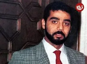 عکس| سفر در زمان؛ «عدی پسر مستبد صدام حسین» سوار بر اسب در بغداد؛ سال 1379