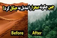 (ویدئو) چینی ها چگونه توانستند یک صحرا را به جنگل تبدیل کنند؟

