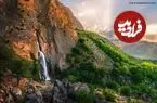 عکس| سفر زمان؛ ناصرالدین شاه و همراهانش در کنار آبشار شاهاندشت