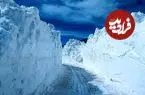 ارتفاع 4.5 متری برف در برخی مناطق یک شهر ایران؛ یک مقام دولتی: بی سابقه است!