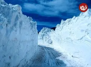 ارتفاع 4.5 متری برف در برخی مناطق یک شهر ایران؛ یک مقام دولتی: بی سابقه است!