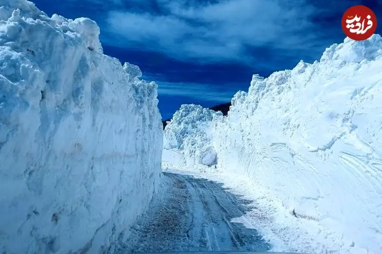 ارتفاع 4.5 متری برف در برخی مناطق یک شهر ایران؛ یک مقام دولتی: بی سابقه است!