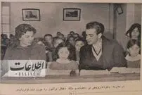 (تصاویر) شاه و ثریا سرزده وارد رودهن شدند