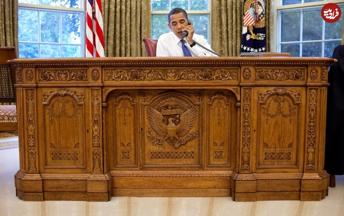 تصاویر؛ راز میز رزولوت؛ از کشتی انگلیسی تا قلب دکوراسیون کاخ سفید