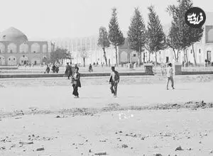 عکس| سفر زمان؛ منظرۀ میدان نقش جهان در سال 1309