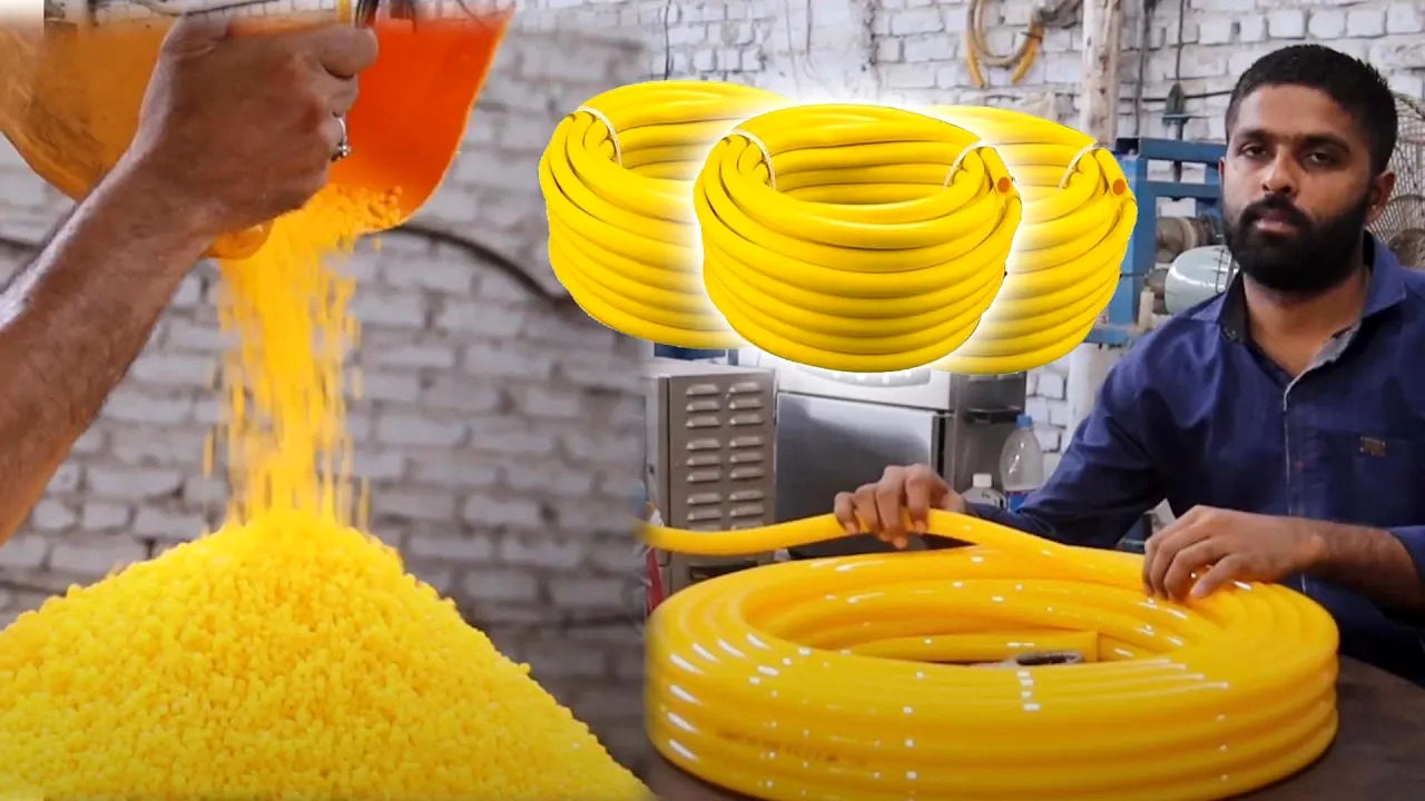 (ویدئو) فرآیند تولید شلنگ در  پاکستان