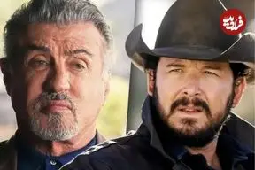 تصاویر| همکاری سیلوستر استالونه و بازیگر یلواستون در سریال جنایی Blood Aces
