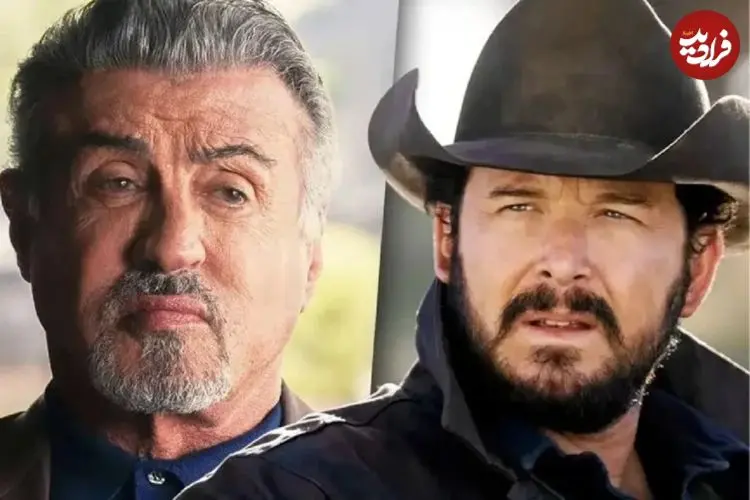 تصاویر| همکاری سیلوستر استالونه و بازیگر یلواستون در سریال جنایی Blood Aces