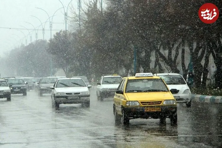 بارش برف و باران در اکثر نقاط کشور؛ ورود سامانه بارشی جدید به کشور از سه‌شنبه
