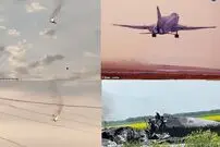 (ویدئو) اوکراین یک بمب‌افکن راهبردی دوربرد روسیه را سرنگون کرد