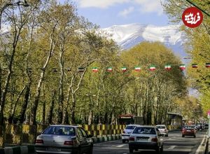 (عکس) تهران قدیم؛ نمایی از «جنوب شرق شهر» در سال 49؛ خیابان ولیعصر در سال 45