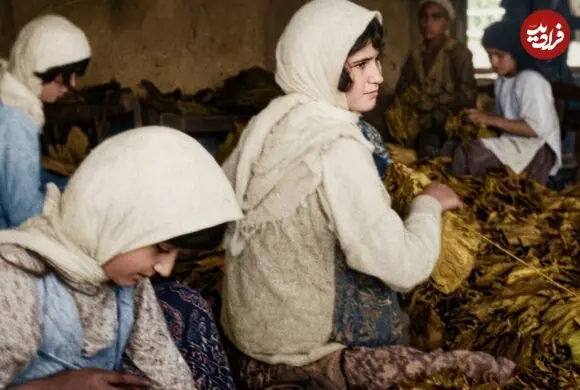 تصاویر| سفر به ایران 90 سال قبل؛ از «دختران مازندرانی» تا «کارگاه تنباکو»