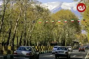 عکس| سفر به ایران قدیم؛ خیابان ولی‌عصر تهران قبل از آسفالت شدن؛ اوایل دهه 1310