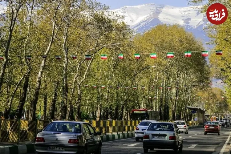 عکس| سفر به ایران قدیم؛ خیابان ولی‌عصر تهران قبل از آسفالت شدن؛ اوایل دهه 1310