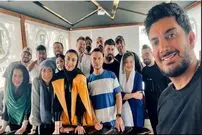 (عکس) دورهمی فرزاد فرزین با مریم مومن، ملیکا و مهراوه شریفی‌نیا و منوچهر هادی