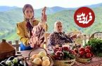 ببینید؛ غذای روستایی در گیلان؛ پخت دلمه فلفل، بادمجان و گوجه فرنگی