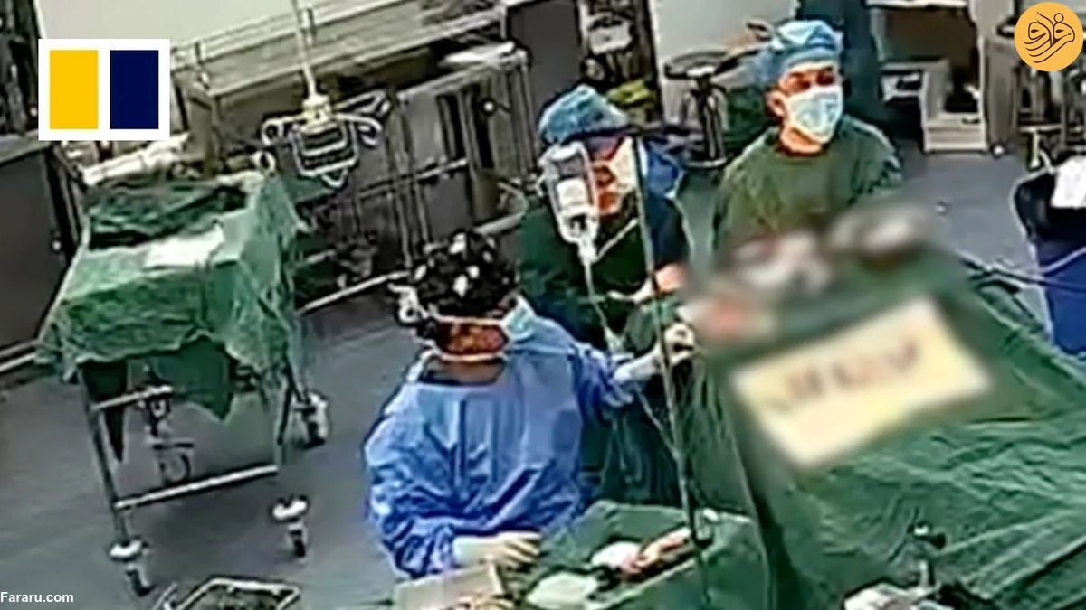 (ویدئو) وقوع زلزله ۷.۱ ریشتری هنگام عمل جراحی مغز یک بیمار