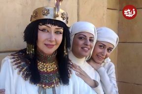 عکس| سفر زمان؛ «زلیخا، بنیامین و بانو تی» در مراسم تقدیر از سریال یوسف پیامبر؛ سال 88