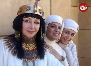 عکس| سفر زمان؛ «زلیخا، بنیامین و بانو تی» در مراسم تقدیر از سریال یوسف پیامبر؛ سال 88