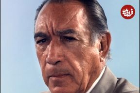 عکس| سفر در زمان؛ «آنتونی کوئین» در مراسم جوایز Nastro d'Argento در رم؛ سال 1333